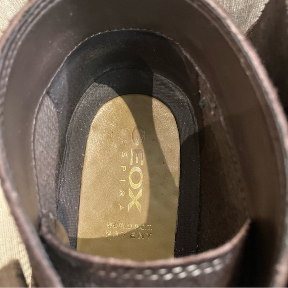 GEOX Sz 9 Suede Runner Sole Lace  Up Sneaker Comfort Desert Style Booties - Picture 5 of 10